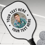 Create Your Own Photo Pickleball Paddle<br><div class="desc">Personalized Photo Pickleball Paddle. This custom paddle features your photo printed on both sides for a fun and personal touch. Each side includes a clean, centered photo layout with space above or below the image for a short line of custom text. Add a name, date, team phrase, or quick message...</div>
