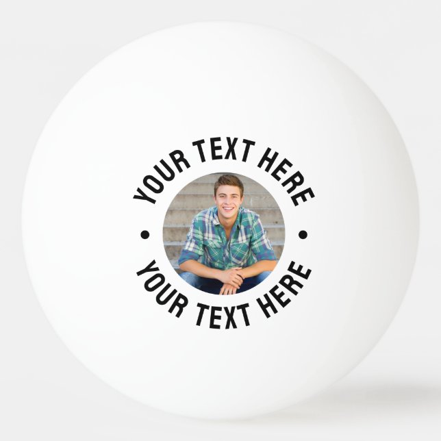 Create your Own Photo Ping Pong Ball (Front)