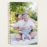 Create Your Own Photo Planner | Custom Planner<br><div class="desc">Customisable planner featuring watercolor floral pattern with custom photo. Upload your own family photos or other photos. Perfect as a gift.</div>