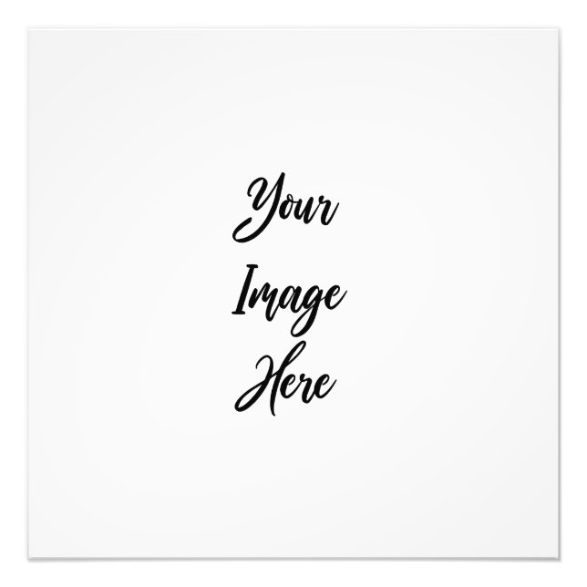 Create Your Own Photo Print (Front)