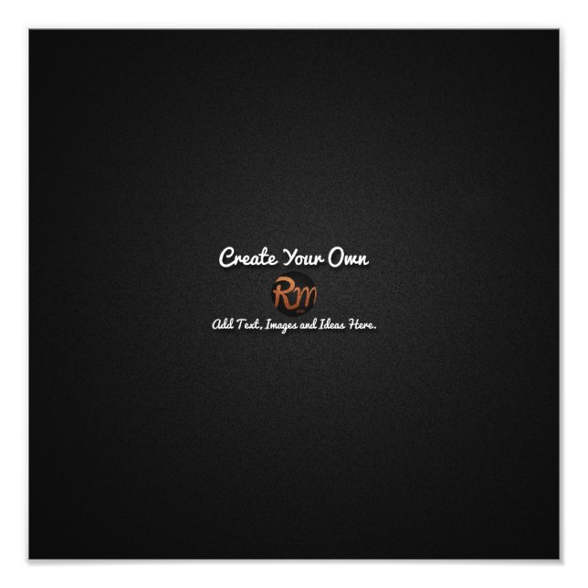 Create Your Own Photo Print (Front)