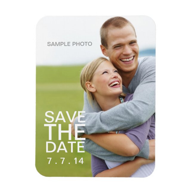 Create Your Own Photo Save the Date Magnets (Vertical)