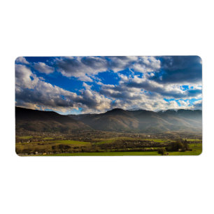 Create your own photo shipping label, template