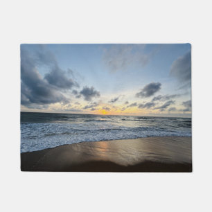 Create Your Own Photo Simple beach sunrise Doormat