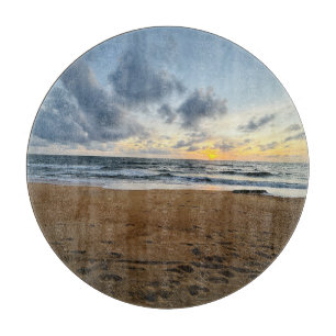 Create Your Own Photo Simple Modern sun rice Cutting Board