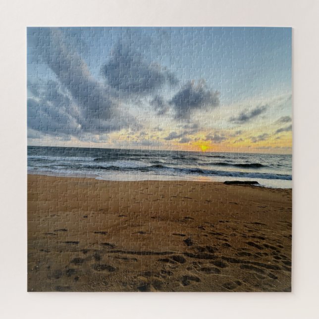 Create Your Own Photo Simple Modern sun rice Jigsaw Puzzle (Vertical)