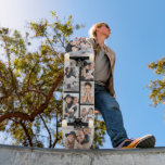 Create your Own Photo Skateboard<br><div class="desc">Personalised Photo Skateboard. This custom skateboard features a 7-photo collage design across the deck, creating a bold and personal way to showcase your favourite memories. Add family photos, funny moments with friends, pet pictures, or any snapshots that make it uniquely yours. Clean black lines separate each photo for a modern,...</div>