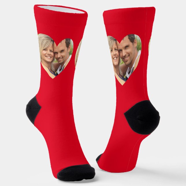 Create Your Own Photo Socks (Angled)