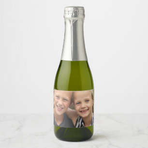 Create your own photo sparkling wine label