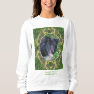 Create Your Own Photo Summer Grass Frame  Sweatshirt