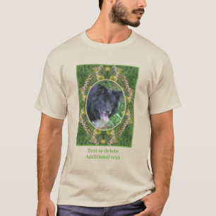 Create Your Own Photo Summer Grass Frame  T-Shirt