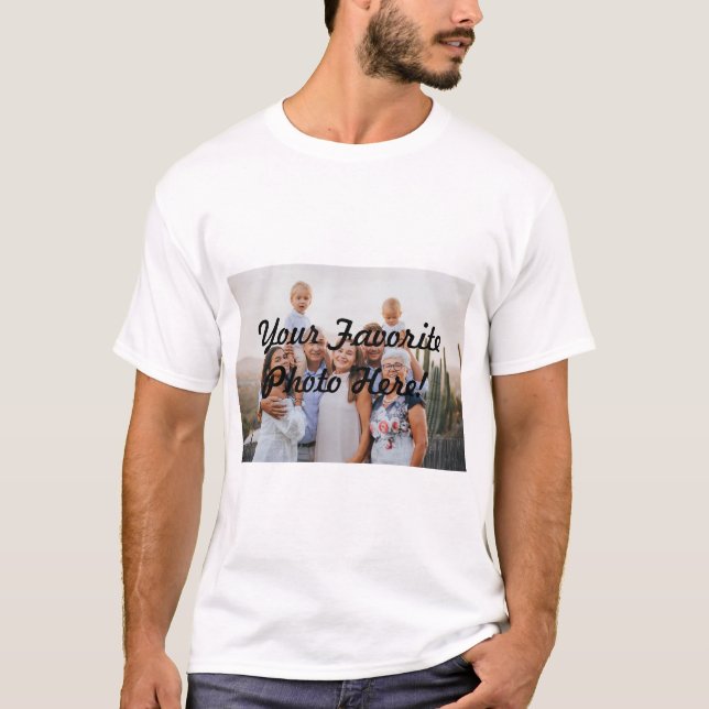 Create Your Own Photo T-Shirt (Front)
