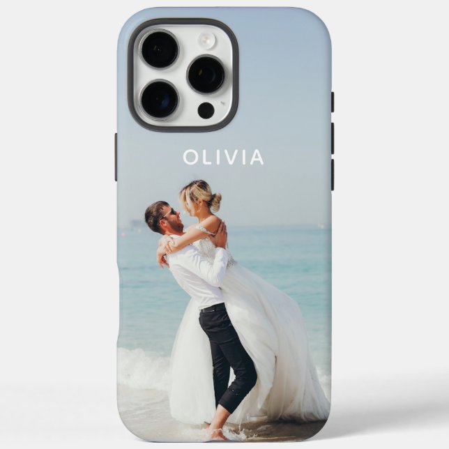Create Your Own Photo Template Personalised Name Case-Mate iPhone Case (Back)