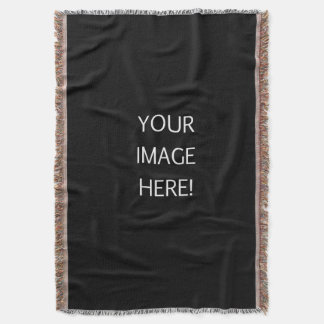Create-Your-Own Photo Throw Blanket With Fringe