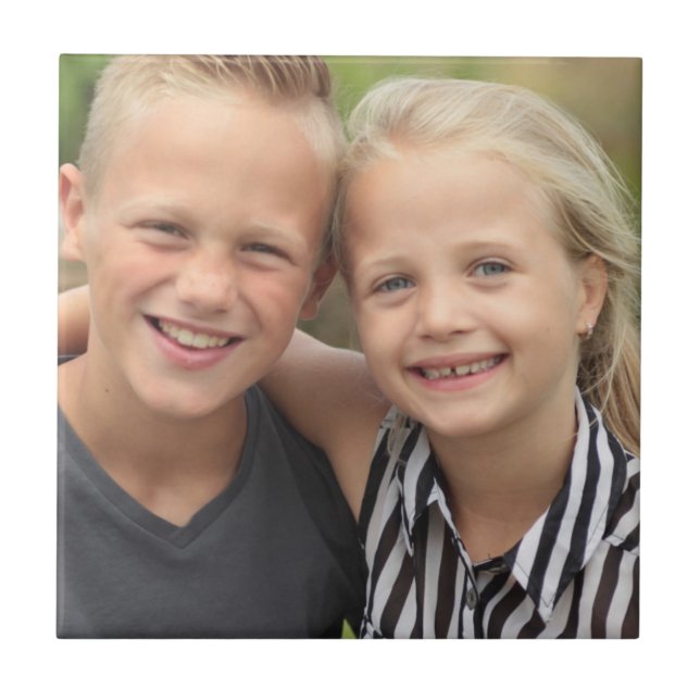 Create Your Own Photo  Tile (Front)