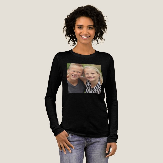 Create Your Own Photo Tri-Blend Shirt (Full Front)