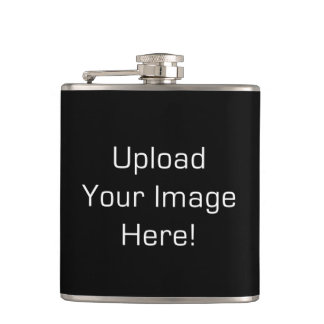 Create-Your-Own Photo Upload Stainless Steel Flask