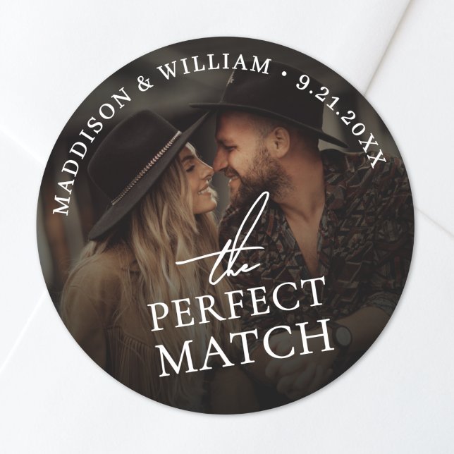 Create Your Own Photo Wedding Classic Round Sticker (Create Your Own Photo Wedding Classic Round Sticker)