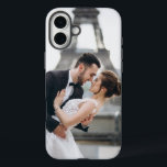 Create Your Own Photo Wedding Romantic Love<br><div class="desc">Create Your Own Photo Wedding Romantic Love iPhone 16 Plus Case features the option to add your own custom photo, picture, image or logo for your personalised phone case. Perfect as a gift for him or her for birthday, Christmas, weddings, Valentine's Day, holidays. A personalised gift for newly weds, wife,...</div>