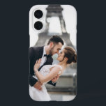 Create Your Own Photo Wedding Romantic Love<br><div class="desc">Create Your Own Photo Wedding Romantic Love iPhone 16 Case features the option to add your own custom photo, picture, image or logo for your personalised phone case. Perfect as a gift for him or her for birthday, Christmas, weddings, Valentine's Day, holidays. A personalised gift for newly weds, wife, husband,...</div>