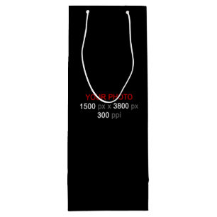 Create Your Own Photo Wine Gift Bag