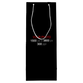 Create Your Own Photo Wine Gift Bag