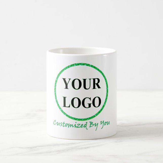Create Your Own Picture ADD YOUR LOGO HERE Coffee Mug (Center)