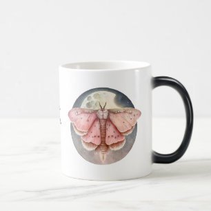 Create Your Own Pink Full Moon Moth Magic Mug