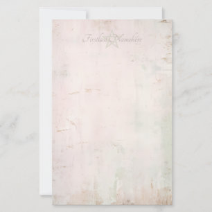 Create Your Own Pink Green Shabby Chic Grunge Stationery