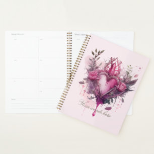 Create Your Own Pink Love Candle Planner