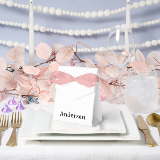 Create Your Own Pink Ribbon 4" x 2" x 5" Favour Box