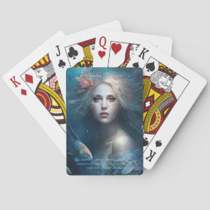 Create Your Own Pisces Sun Sign Zodiac Goddess Playing Cards