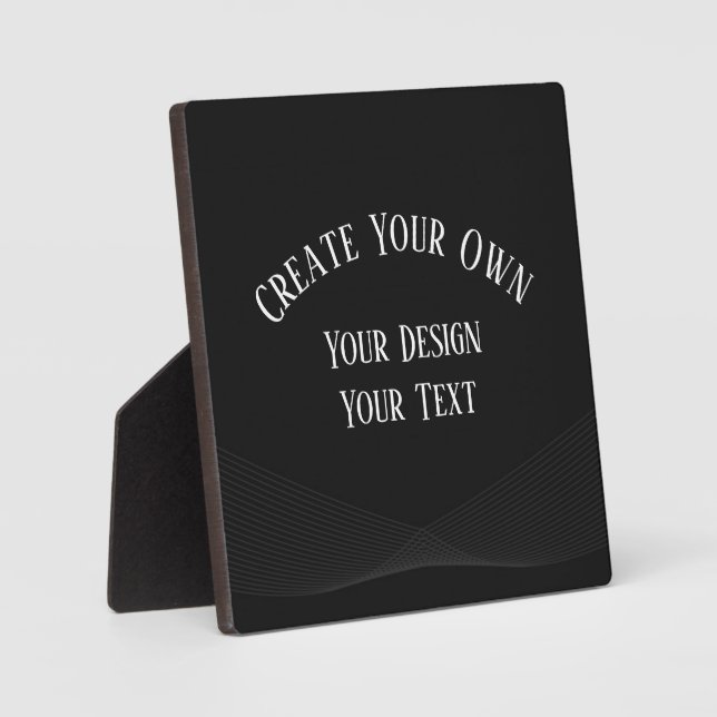 Create Your Own Plaque (Front)