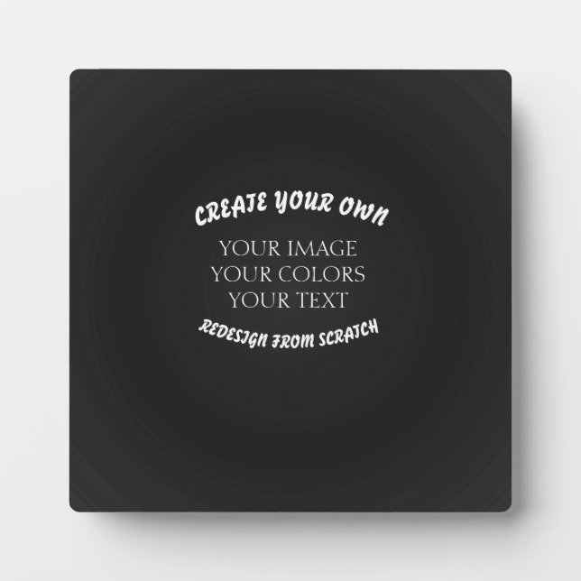 Create Your Own Plaque (Front)
