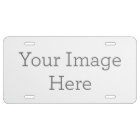 Create Your Own Plastic License Plate