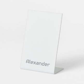 Create Your Own Plastic Pedestal Sign