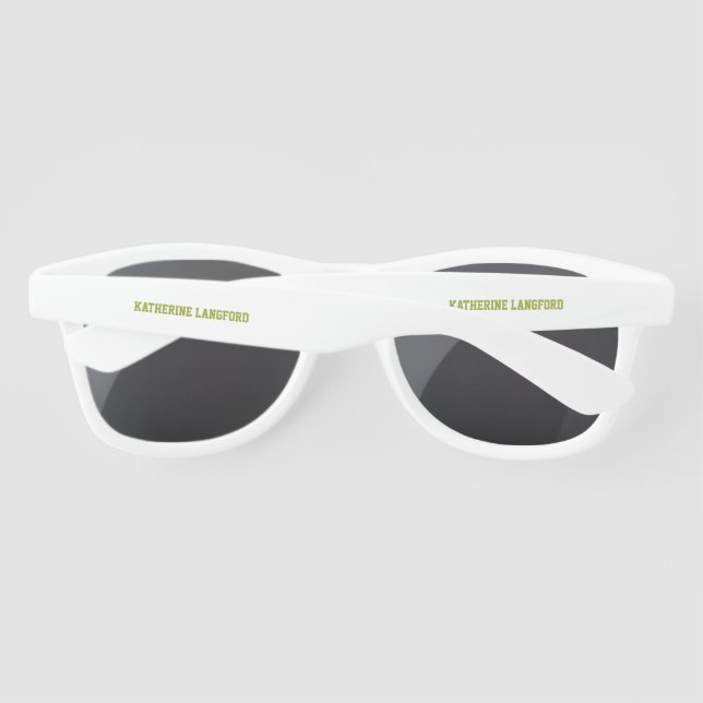 Create Your Own Plastic Sunglasses (Back)