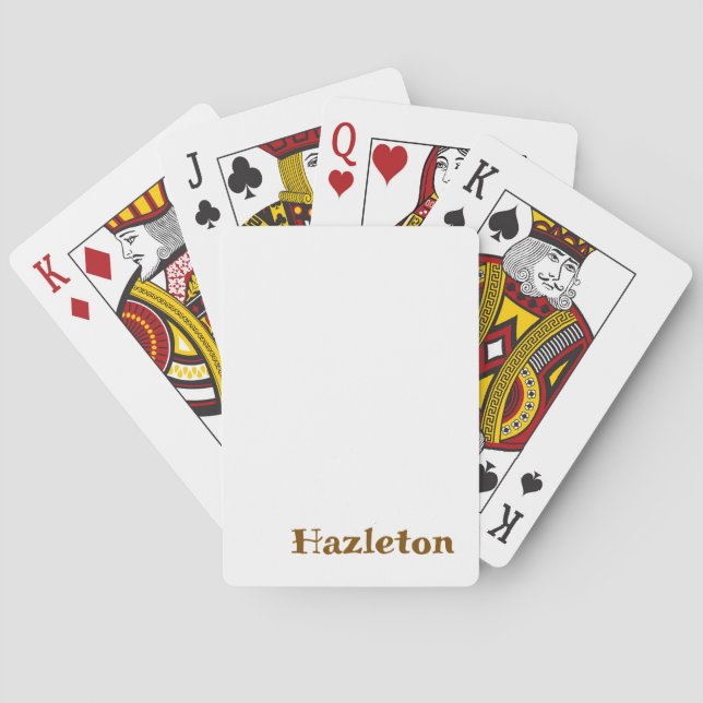Create Your Own Playing Cards (Back)