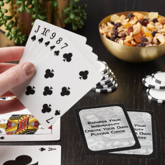 Create Your Own Playing Cards - Photo Dark Border