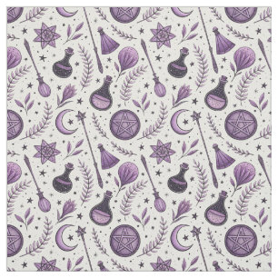 Create Your Own Plum Purple Crescent Moon Magic Fabric