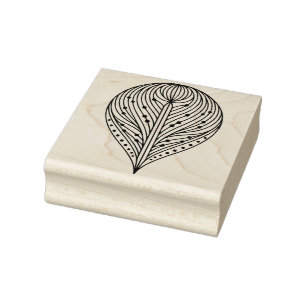 Create Your Own Polka Dotted Stipes Petal Rubber Stamp