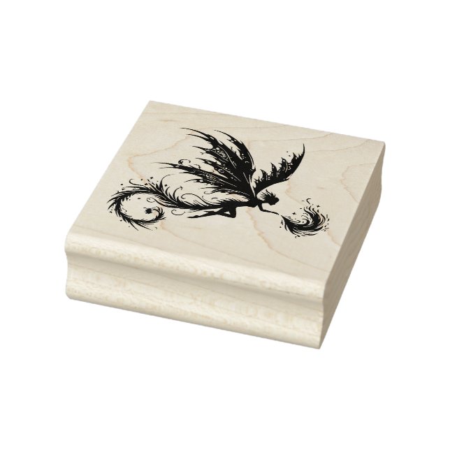Create Your Own Poskakushka Fire Fairy Rubber Stamp (Stamp)