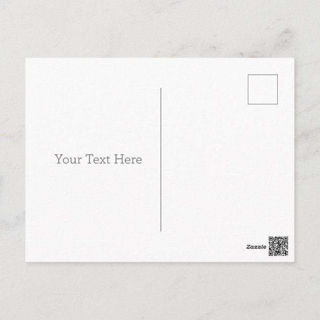 Post Card, Size: Standard Postcard, Paper: Matte, Envelopes: None (Back)