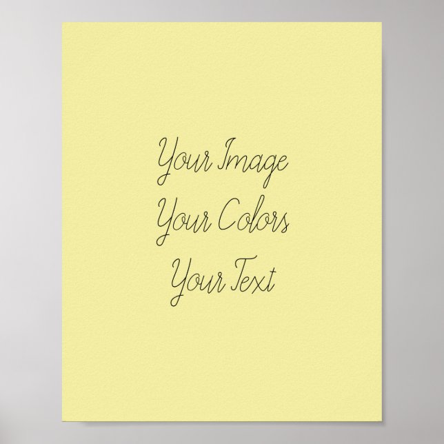 Create Your Own Poster (Front)