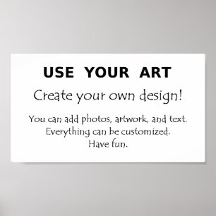 Create your own posters add art photos yourself
