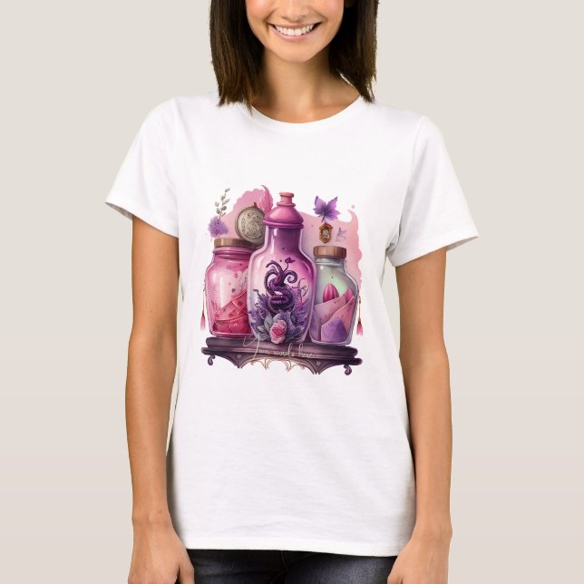 Create Your Own Potion Bottles T-Shirt (Front)
