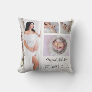 Create Your Own Pregnancy and Baby Photo Keepsake Cushion