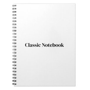 Create Your Own Premium 6.5" x 8.75" Classic Notebook
