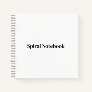 Create Your Own Premium 8.5" x 8.5" Spiral Notebook