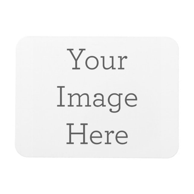 7.6 cm x 10.2 cm Flexible Photo Magnet (Horizontal)